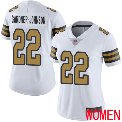 New Orleans Saints Limited White Women Chauncey Gardner Johnson Jersey NFL Football 22 Rush Vapor Untouchable Jersey